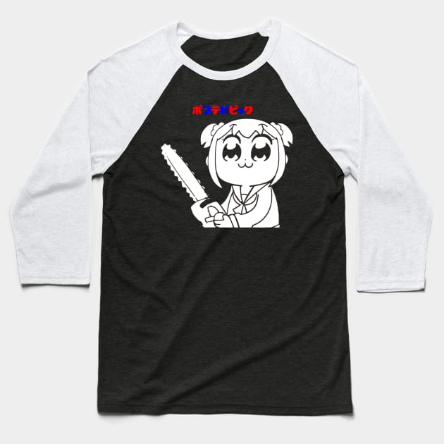 Popuko Pop Team Epic Baseball T-Shirt by OtakuPapercraft